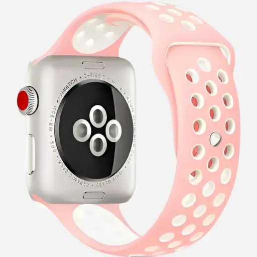 bandkult Sport Plus Silikon Apple Watch Armband Drückerschließe bandkult