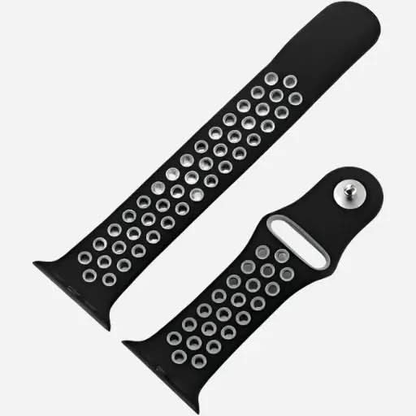 bandkult Sport Plus Silikon Apple Watch Armband Drückerschließe bandkult