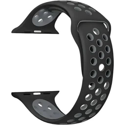 bandkult Sport Plus Silikon Apple Watch Armband Drückerschließe bandkult