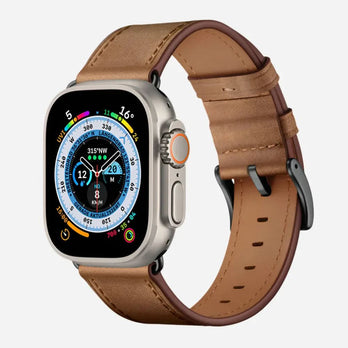 Bracelet en cuir italien pour Apple Watch Ultra