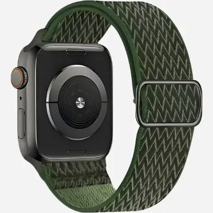 bandkult W Texture Nylon Apple Watch Armband Elastisches Band bandkult