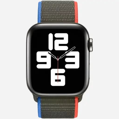 bandkult Woven Nylon Apple Watch Armband Klettverschluss bandkult
