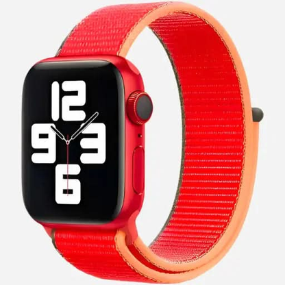 bandkult Woven Nylon Apple Watch Armband Klettverschluss bandkult