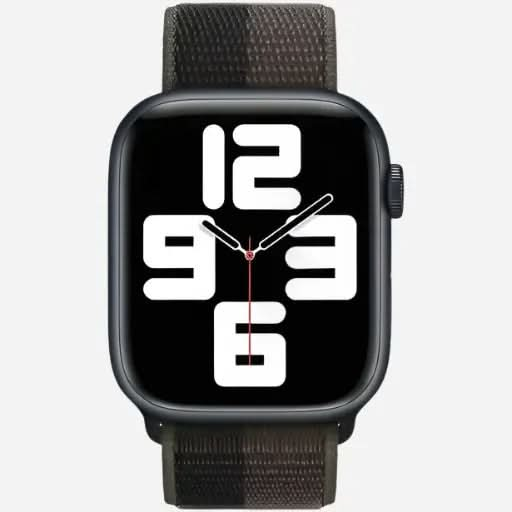 bandkult Woven Nylon Apple Watch Armband Klettverschluss bandkult
