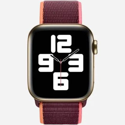 bandkult Woven Nylon Apple Watch Armband Klettverschluss bandkult
