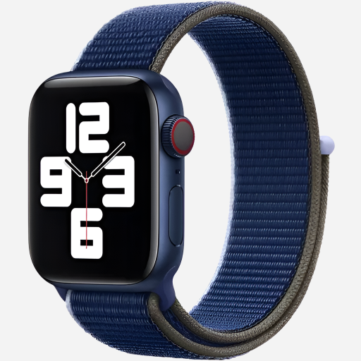 MillesTECband Woven Nylon Apple Watch Armband Klettverschluss MillesTEC