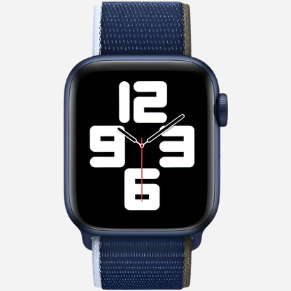 MillesTECband Woven Nylon Apple Watch Armband Klettverschluss MillesTEC