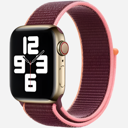 MillesTECband Woven Nylon Apple Watch Armband Klettverschluss MillesTEC