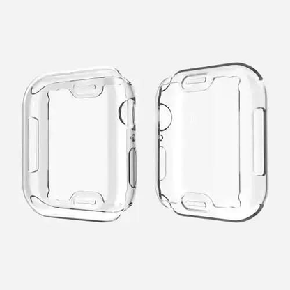Étui intégral Bandkult 360 pour Apple Watch Series 9, 8 et 7 - 41 mm - Transparent