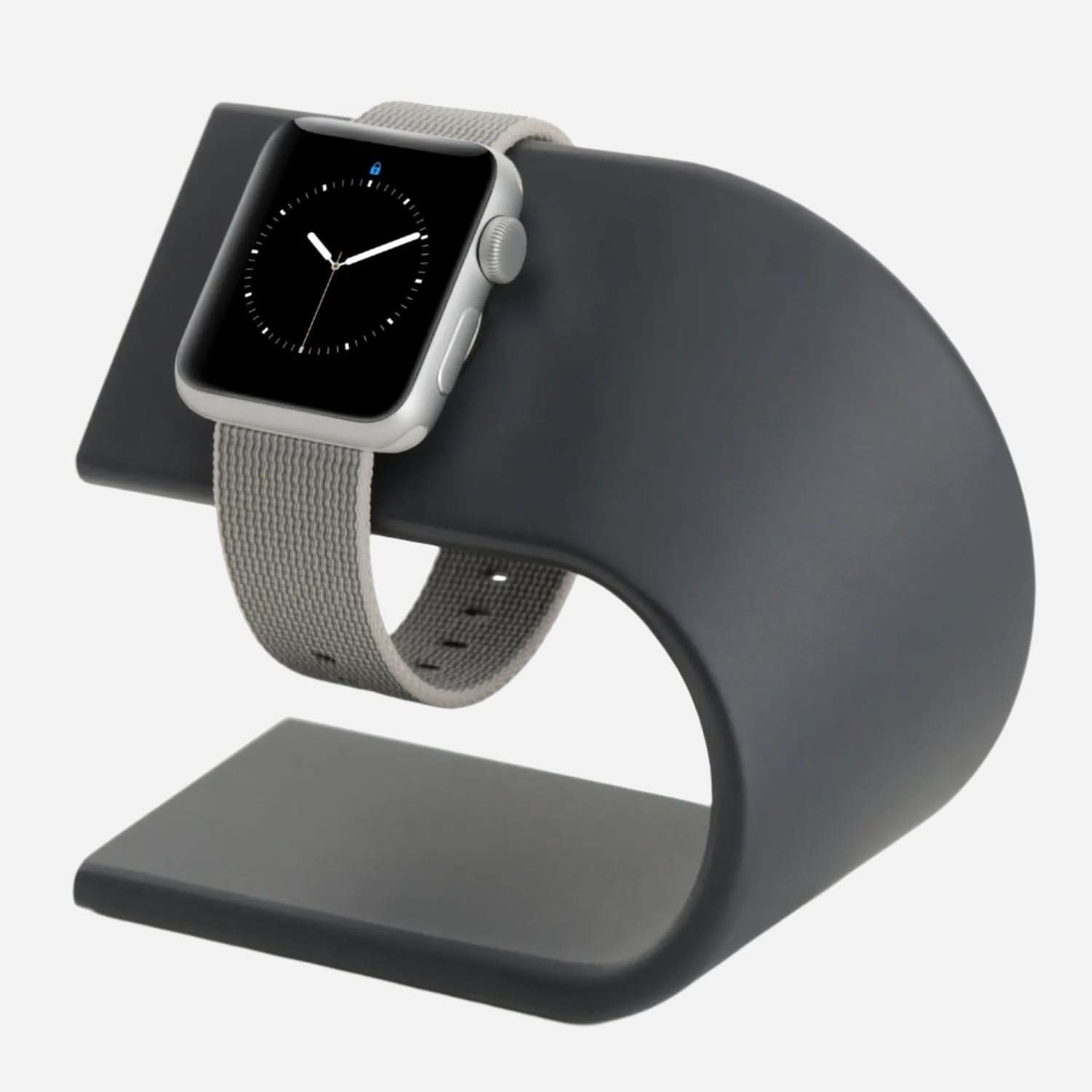 Support en aluminium Bandkult pour Apple Watch, noir