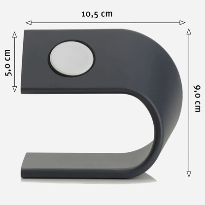 Support en aluminium Bandkult pour Apple Watch, noir