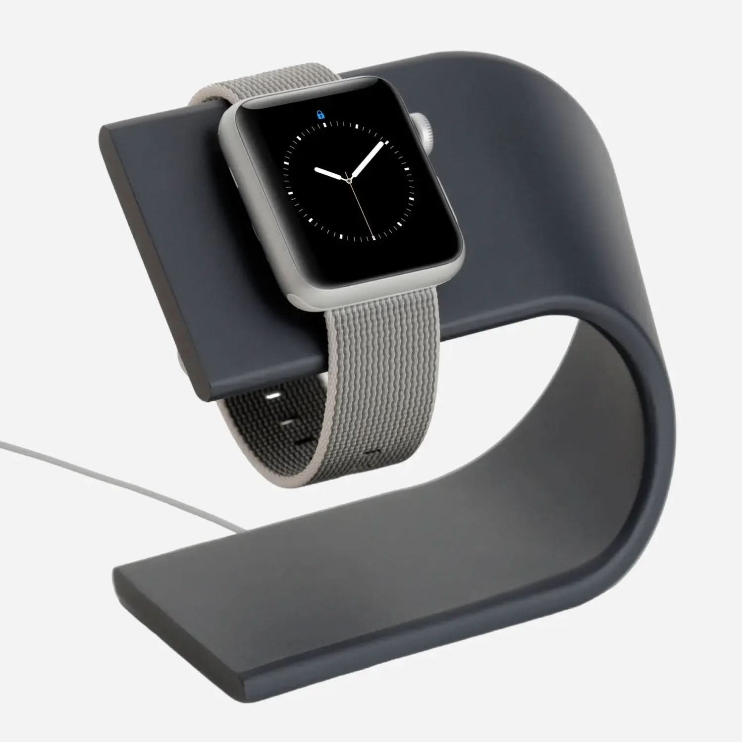 Support en aluminium Bandkult pour Apple Watch, noir