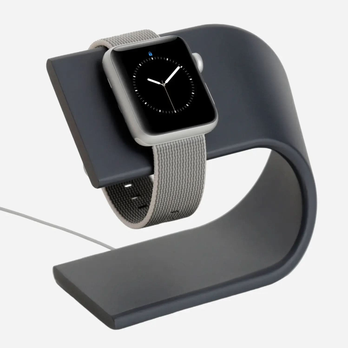 Support en aluminium Bandkult pour Apple Watch, noir – zweite Ansicht