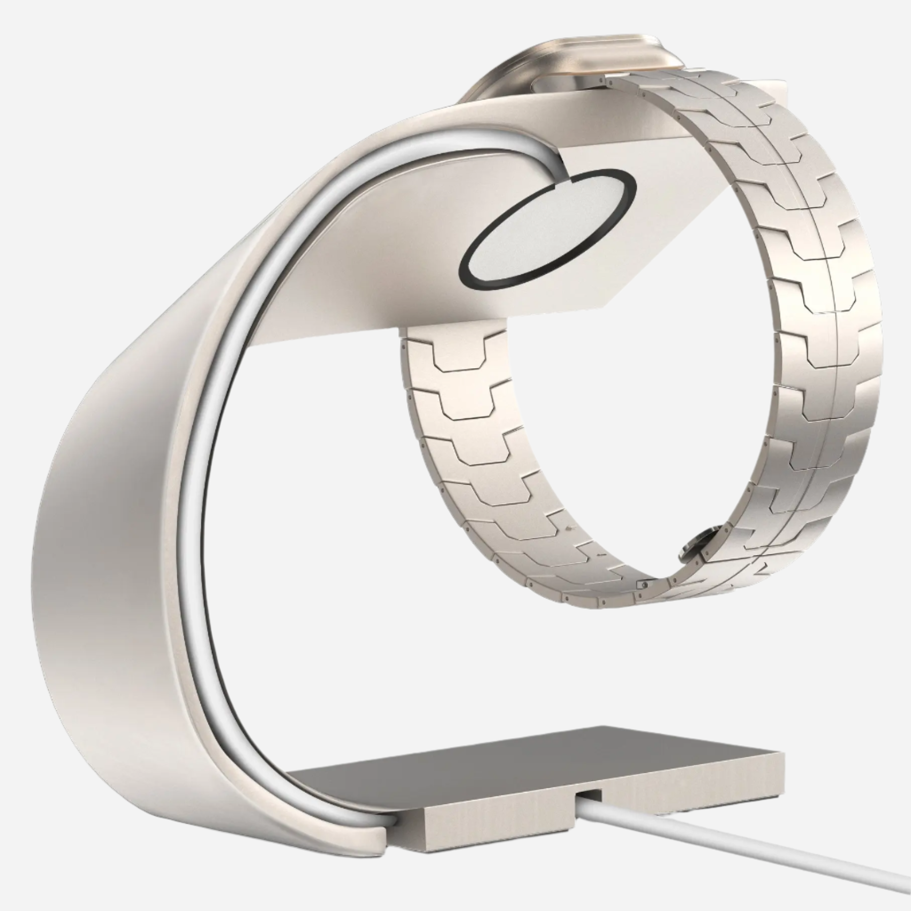 Support en aluminium Bandkult pour Apple Watch Ultra - Couleur titane