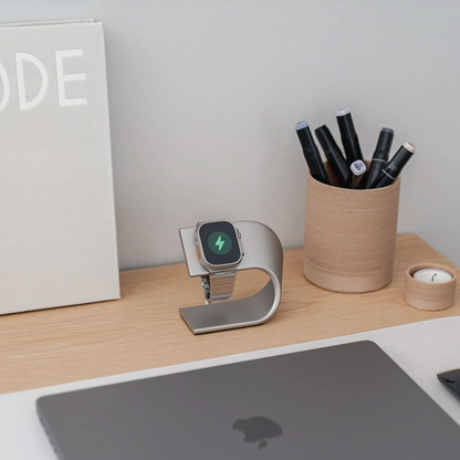 Support en aluminium Bandkult pour Apple Watch Ultra - Couleur titane