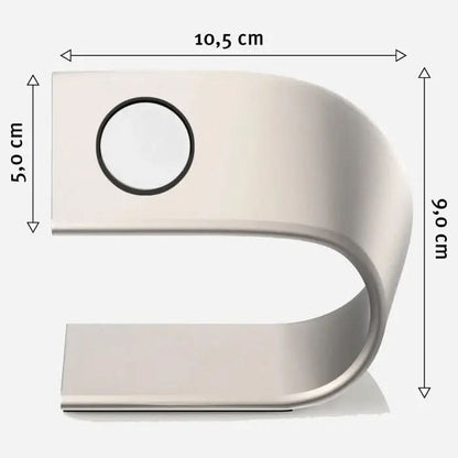 Support en aluminium Bandkult pour Apple Watch Ultra - Couleur titane