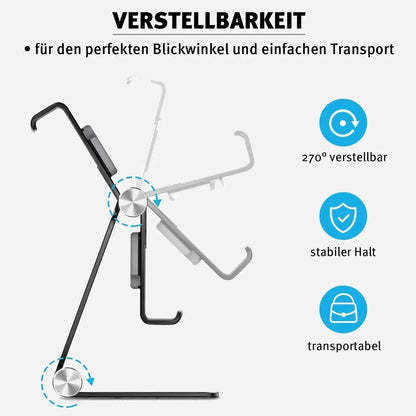 Support en aluminium Bandkult pour iPhone et Apple Watch - Noir