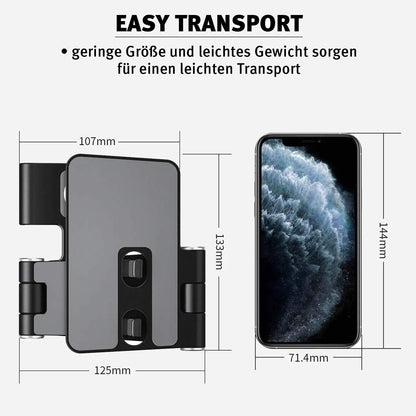 Support en aluminium Bandkult pour iPhone et Apple Watch - Argent