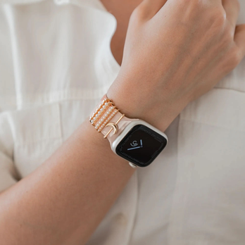 Breloques Apple Watch « Lune » de Bandkult - Or – zweite Ansicht