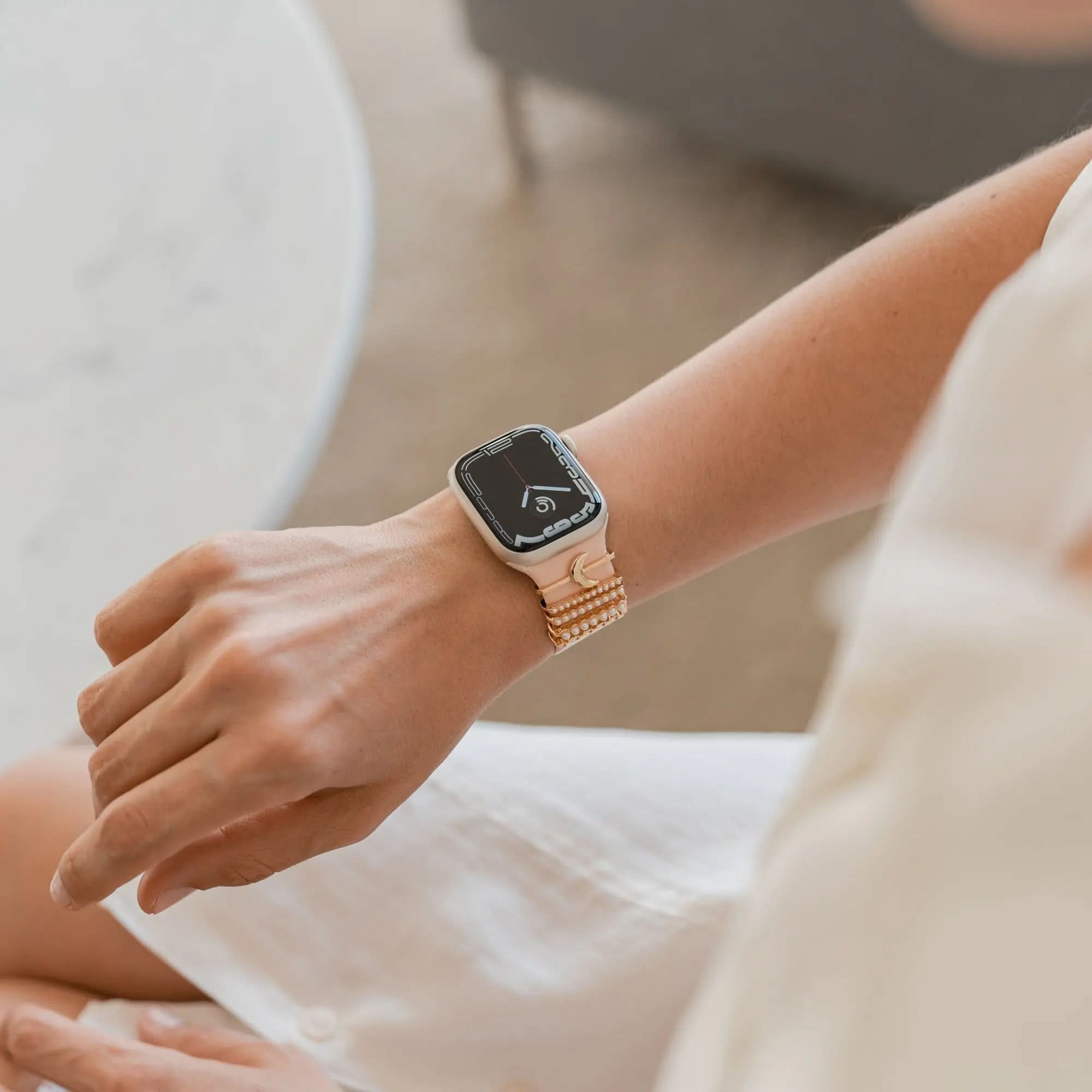 Breloques Apple Watch « Lune » de Bandkult - Or