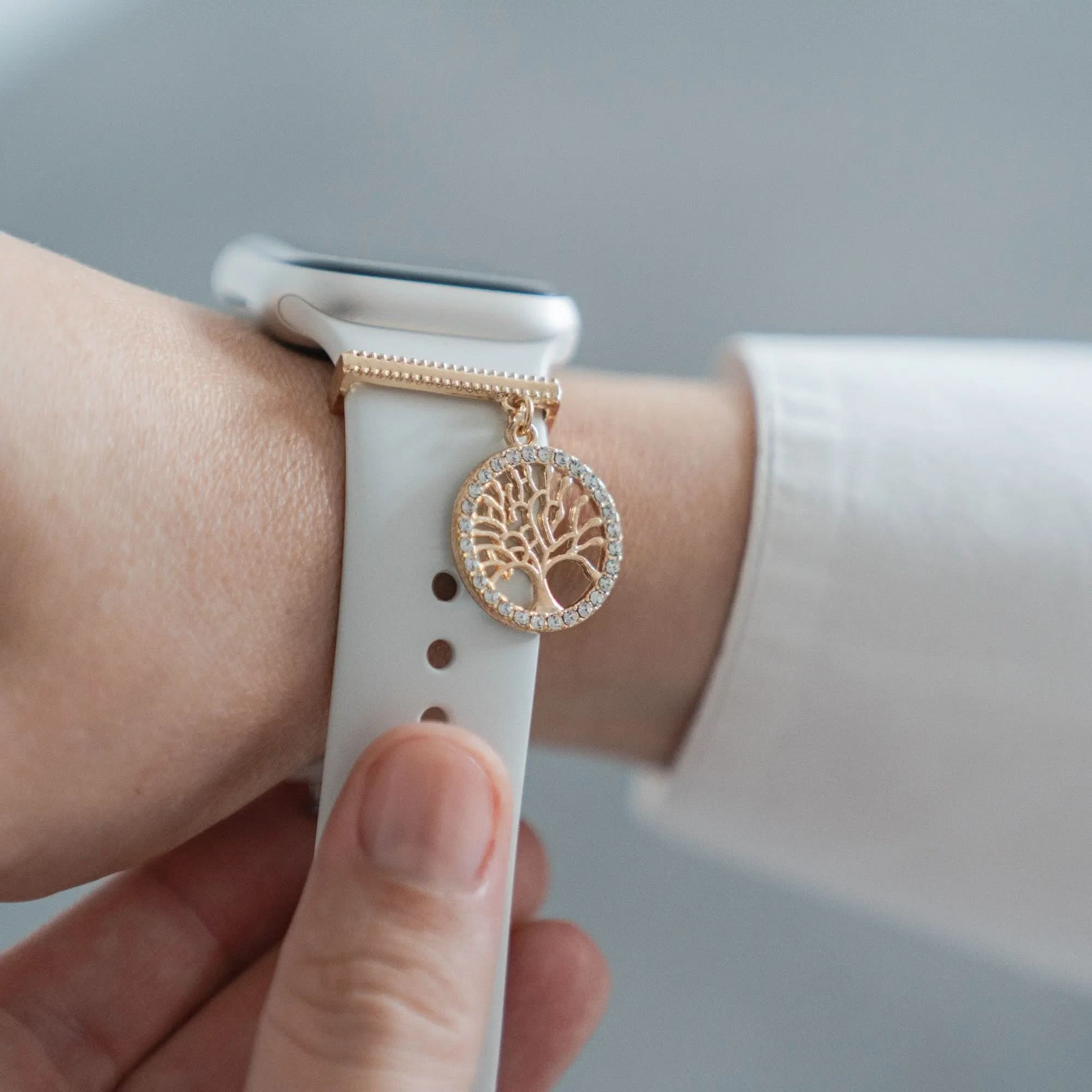 Breloques Apple Watch bandkult « Arbre de Vie » - Or