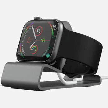 Station de recharge Bandkult pour Apple Watch en aluminium - Gris sidéral