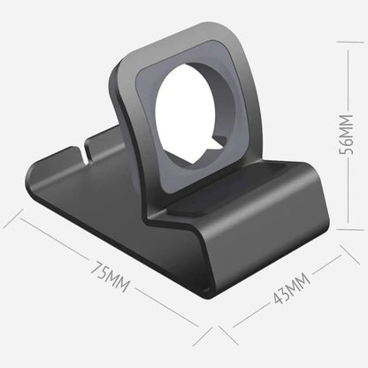 Station de recharge Bandkult pour Apple Watch en aluminium - Gris sidéral