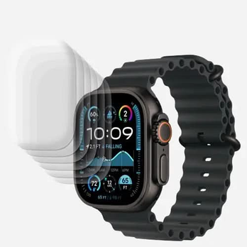 Protection d'écran intégrale Bandkult pour Apple Watch Ultra 49 mm, étui pour Apple Watch Ultra - Lot de 6