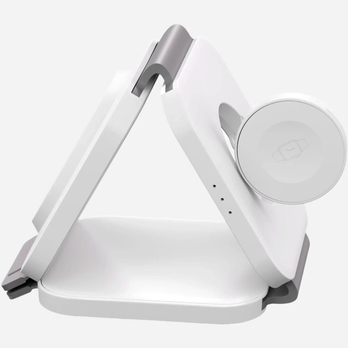 Chargeur sans fil 3-en-1 Bandkult pour iPhone, Apple Watch et AirPods – zweite Ansicht