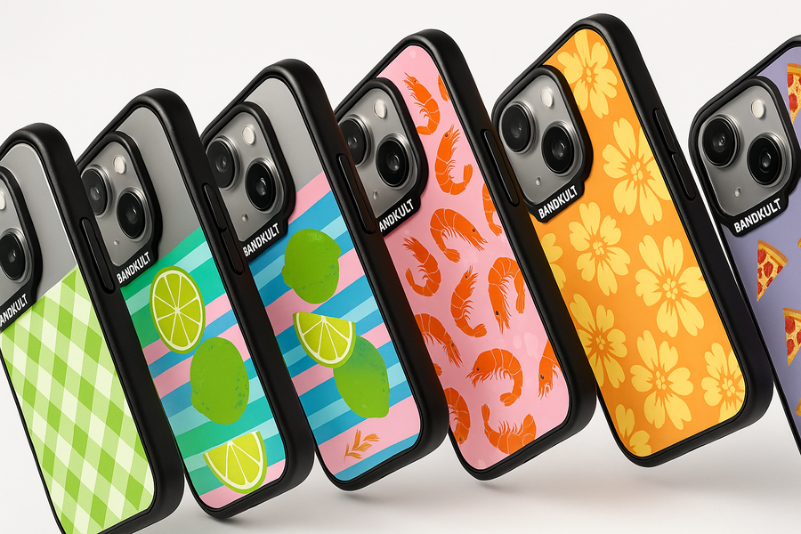 Nouveau ! Les coques bandkult : style coloré et résistant aux rayures