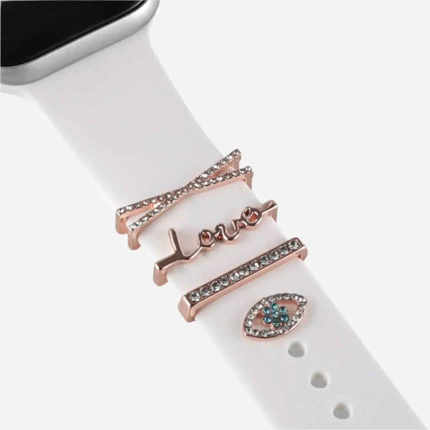 Breloques Apple Watch bandkult « Amour Diamant » - or rose