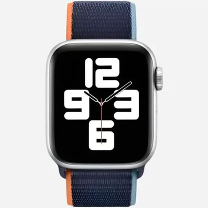 bandkult Woven Nylon Apple Watch Armband Klettverschluss bandkult