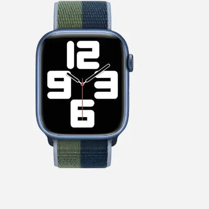 bandkult Woven Nylon Apple Watch Armband Klettverschluss bandkult