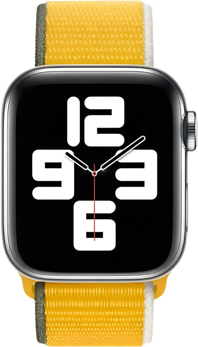 bandkult Woven Nylon Apple Watch Armband Klettverschluss bandkult