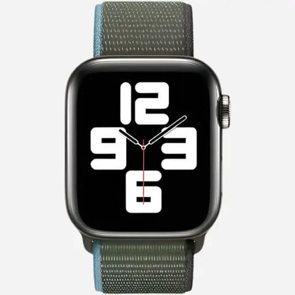 bandkult Woven Nylon Apple Watch Armband Klettverschluss bandkult