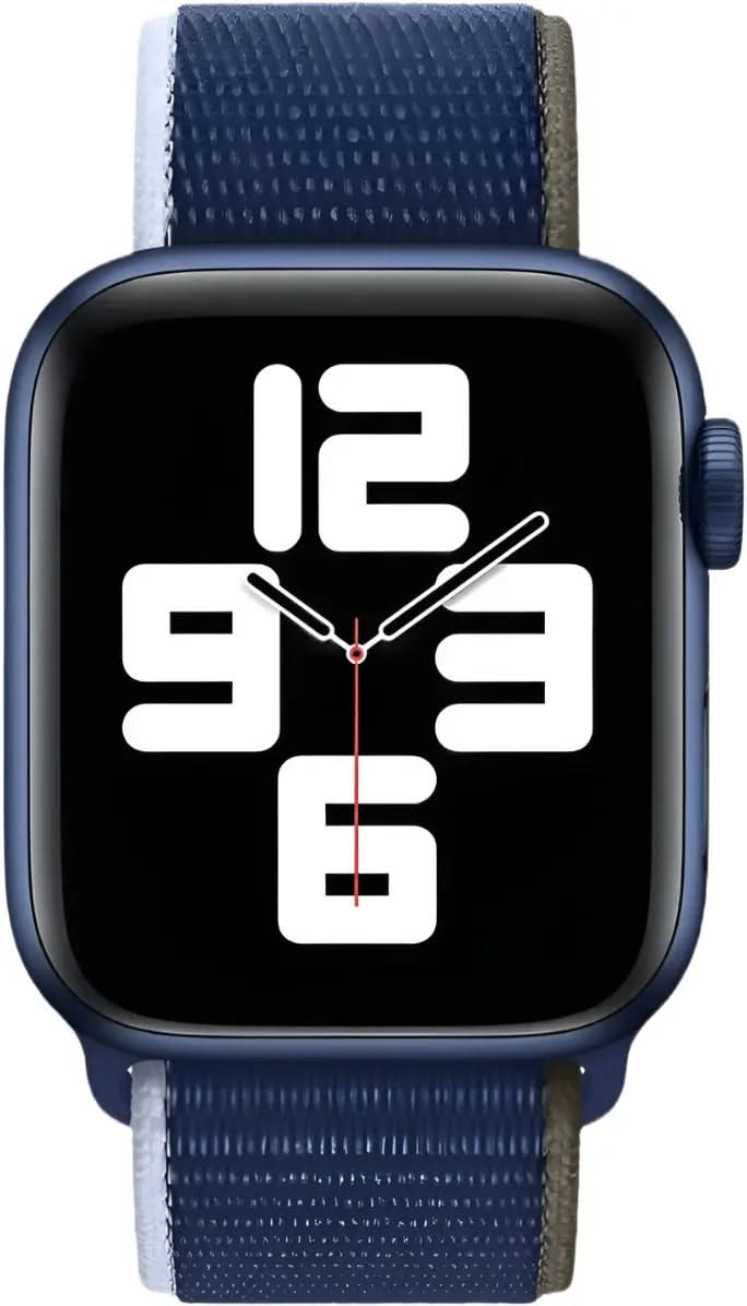 bandkult Woven Nylon Apple Watch Armband Klettverschluss bandkult