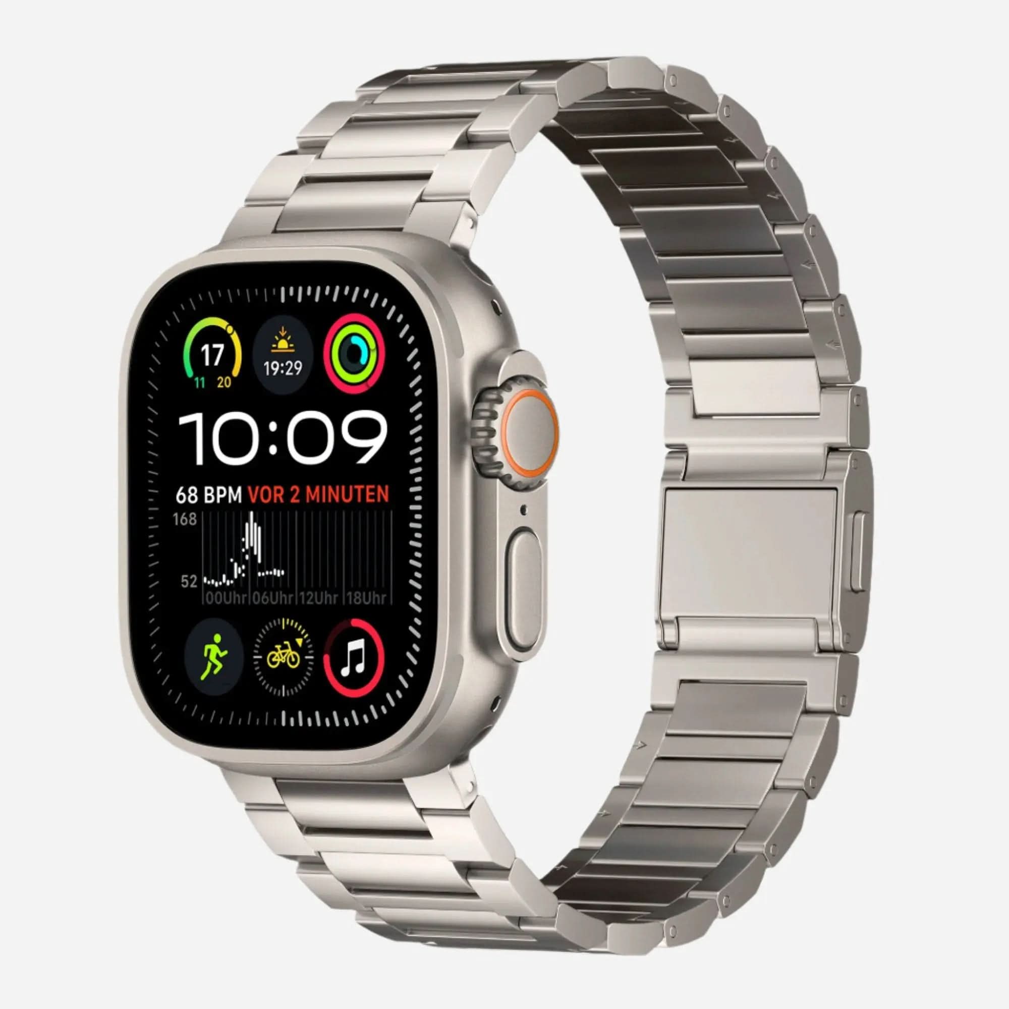 MillesTECband Apple Watch Ultra Titanarmband „Echo“ - MillesTEC