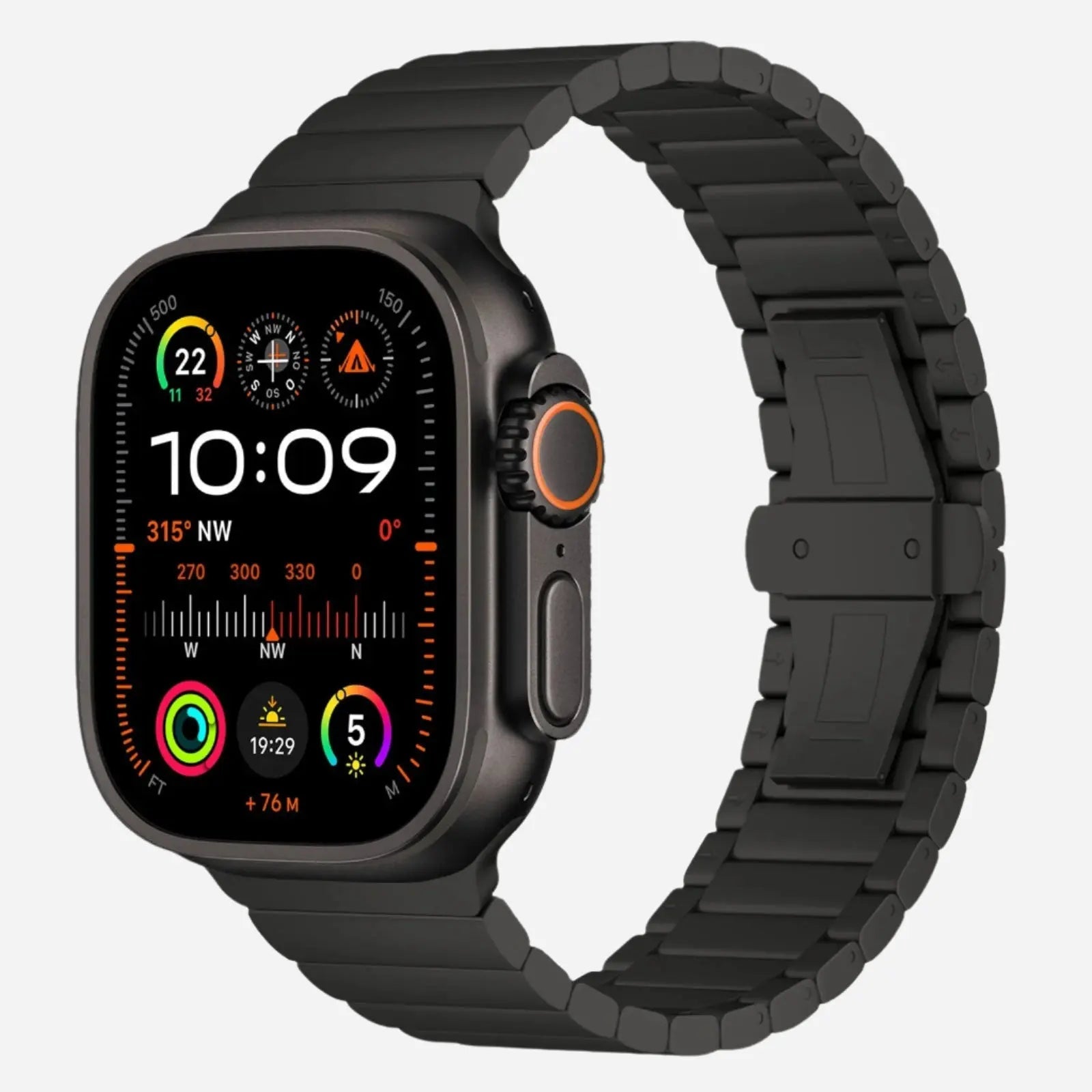 MillesTECband Apple Watch Ultra Titanarmband "Vertex" - MillesTEC