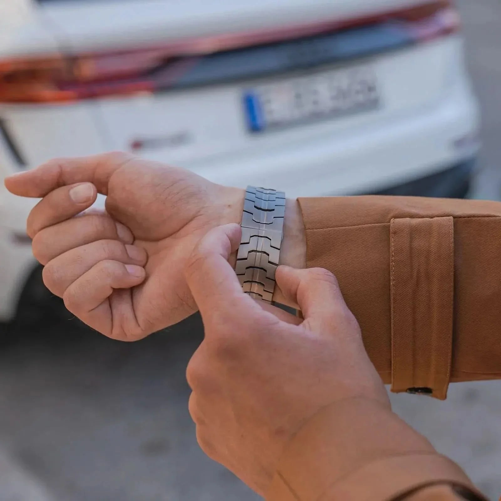 Apple Watch TITAN Armband "IRON Edition" MillesTEC