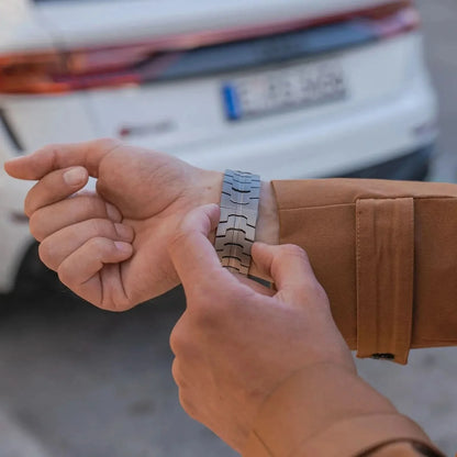 Apple Watch TITAN Armband "IRON Edition" MillesTEC