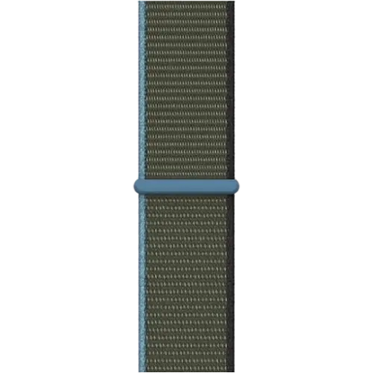 MillesTECband Woven Nylon Apple Watch Armband Klettverschluss - 42/41/40/38 mm - Oliv MillesTEC