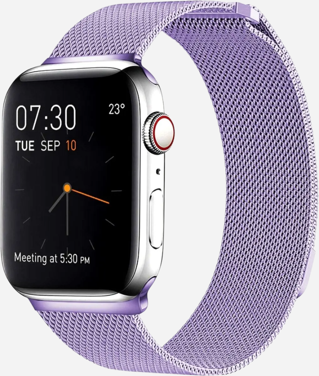 MillesTECband Loop Milanaise Apple Watch Armband Magnetverschluss - 42/41/40/38 mm - Polarstern MillesTEC