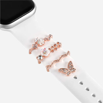 Breloques Apple Watch bandkult « Vagues de fleurs »