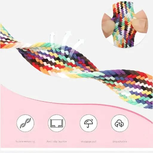 bandkult  Braided Mag Nylon Apple Watch Armband Magnetverschluss bandkult