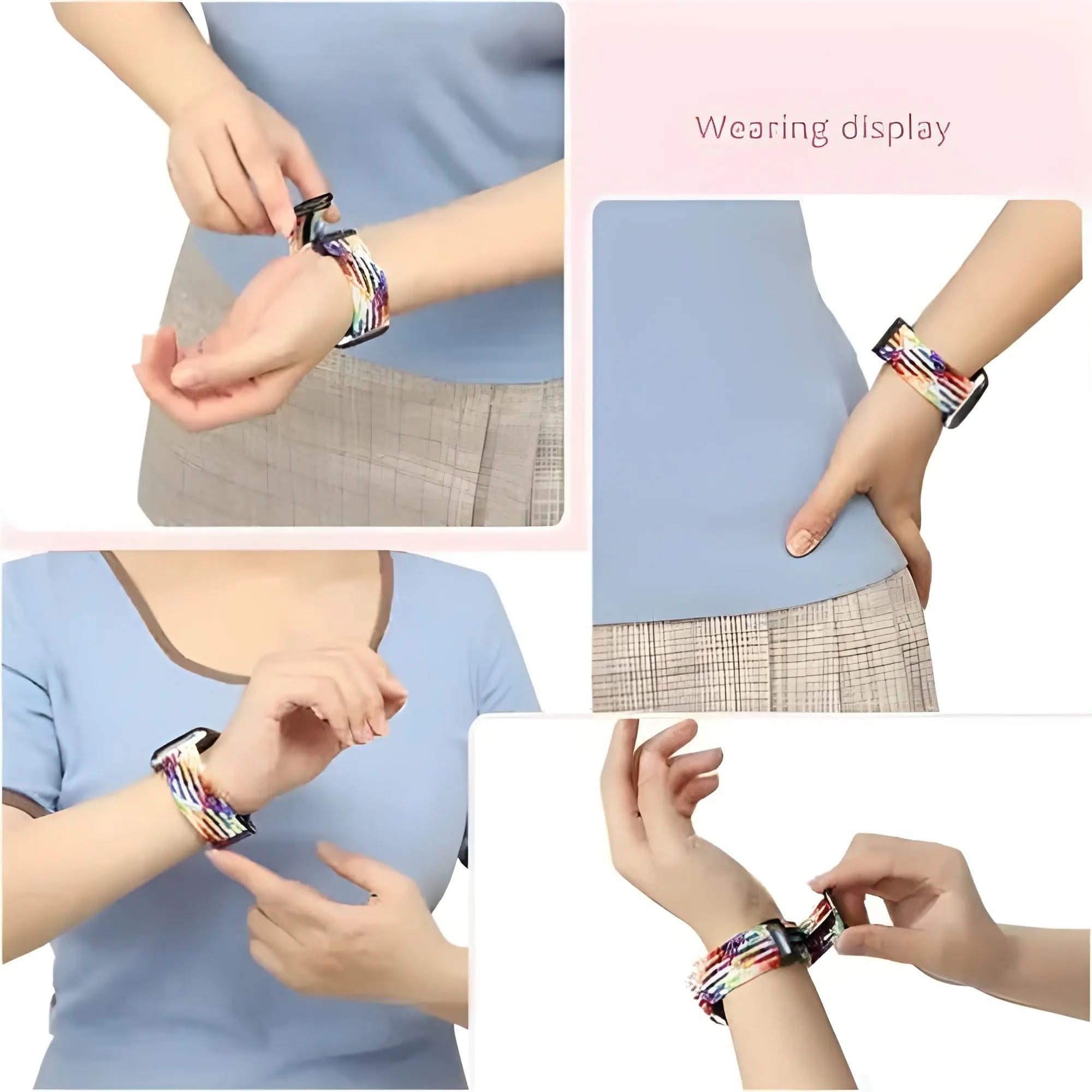 bandkult  Braided Mag Nylon Apple Watch Armband Magnetverschluss bandkult