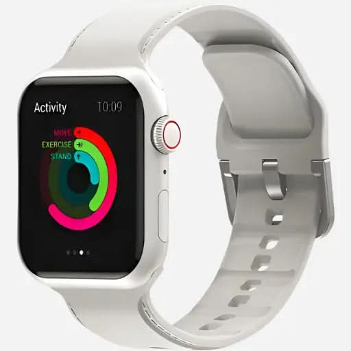 bandkult Dashed Silikon Apple Watch Armband Dornschließe bandkult