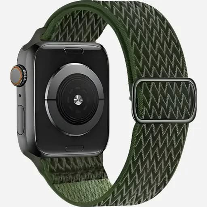 bandkult W Texture Nylon Apple Watch Armband Elastisches Band bandkult