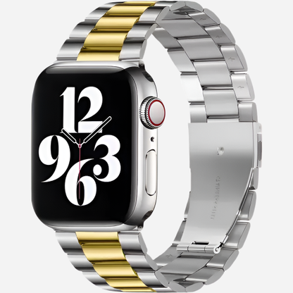MillesTECband Antwerp Edelstahl Apple Watch Armband Faltschließe MillesTEC