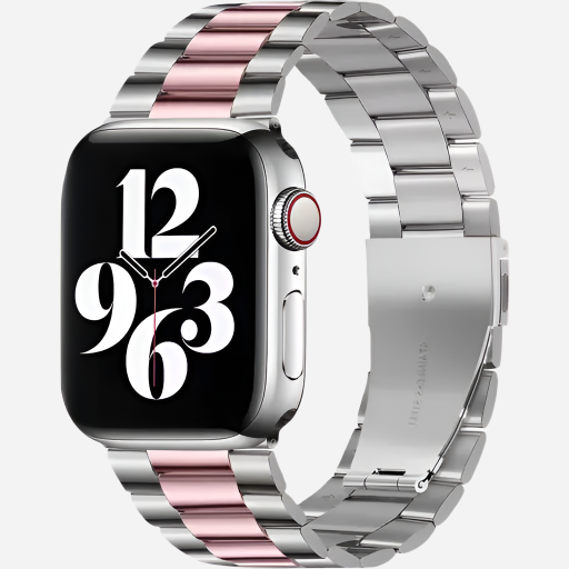 MillesTECband Antwerp Edelstahl Apple Watch Armband Faltschließe MillesTEC