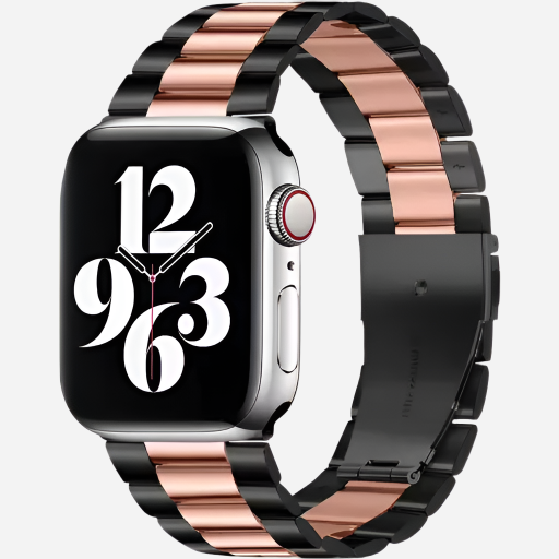 MillesTECband Antwerp Edelstahl Apple Watch Armband Faltschließe MillesTEC
